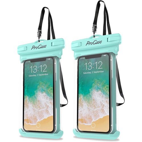 ProCase 防水スマホケース 2個 IPX8認定 xHuawei Xperia android -グリーン 25