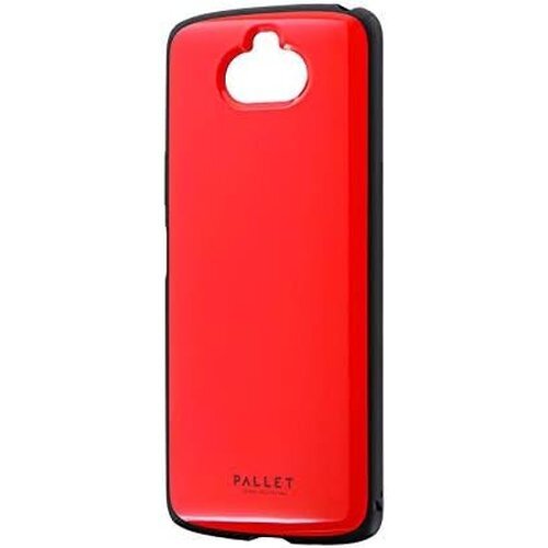 Xperia 8 SOV42 超軽量・極薄・耐衝撃ハイブリッドケースPALLET AIR レッド 38
