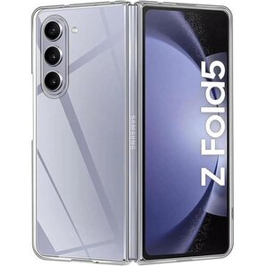 Moahsiuny For Galaxy Z Fold ー クリア 透明 薄型 耐衝撃 軽量 黄変防止 PC素材 478