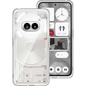 Moahsiuny For Nothing Phone ア 透明 薄型 耐衝撃 軽量 黄変防止 TPU+PC素材 483