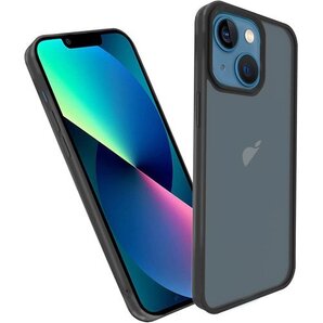 KPNS スマホケース iPhone 13 Mini 変防止 アイフォン13 Mini 保護 カバー ブラック 642