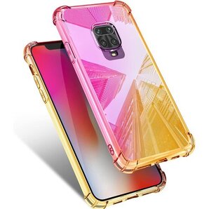 Xiaomi Redmi Note 9S ケース クリ き スリム ピンク/ゴールド MJJ-1044-63-1 290