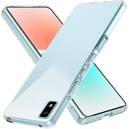 AQUOS wish3 ケース 耐衝撃 クリア 薄型 吸収 スマホケース 透明 LR-014-wish3-01 342