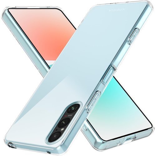 SONY Xperia 1 V ケース 耐衝撃 クリア 撃吸収 スマホケース 透明 LR-014-XP1V-01 349