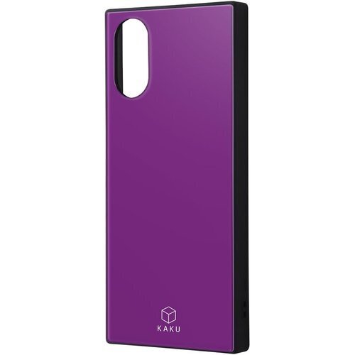 イングレム Xperia 5 V SOG12 SO-5 ケース 耐衝撃 ハイブリッドケース KAKU/パープル 215