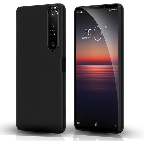 FOR Xperia 1 II ケース 滑り止め 超軽 SO-51A / SOG01 用 保護カバー 黒シリーズ 439