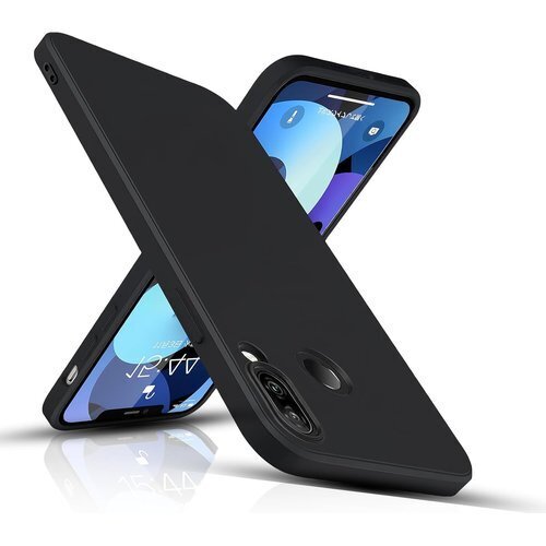 FOR Huawei P20 Lite HWV32 N 対応 指紋防止 Nova3e 用 保護カバー 黒シリーズ 443