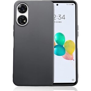 FOR ZTE あんしんファミリースマホ ケース 滑り アミリ-スマホ/A303ZT 用 保護カバー 黒シリーズ 566