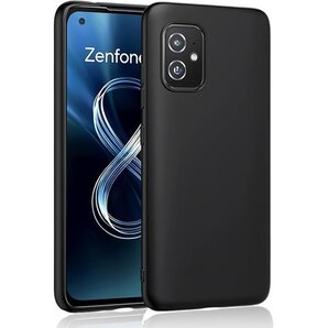 FOR Asus ZenFone 8 zs590ks 応 指紋防止 ZS590KS 用 保護カバー 黒シリーズ 589