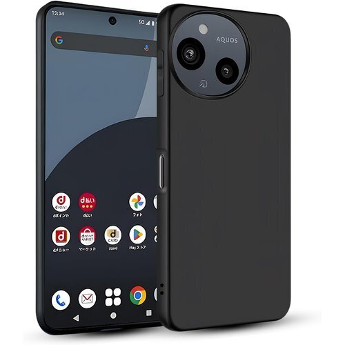 AQUOS sense9 ケース ブラック 耐衝撃 落 すり傷防止 柔軟 携帯便利 アクオスセン 9ケース 黒い 626