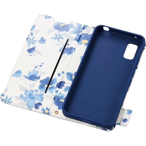 エレコム AQUOS wish2 SH-51C / w Flowers ネイビー PM-S223PLFUJNV 71