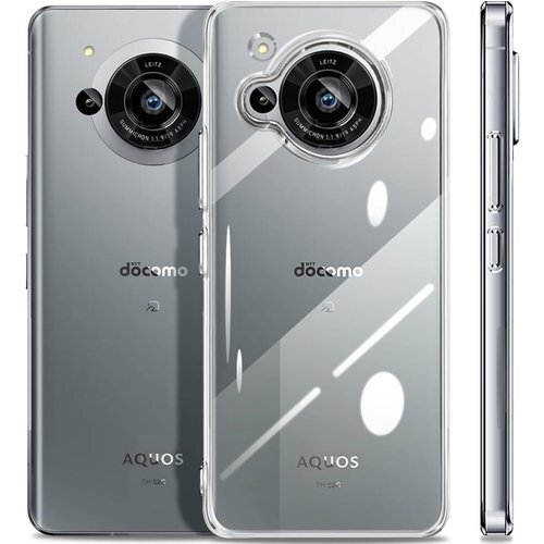AQUOS R7 ケース クリア 薄型 耐衝撃 SH- まばゆい TPU ソフトケース 人気 保護カバー 全透明 128