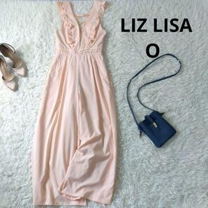 LIZ LISAオールインワン袖フリル Vネック ゴスロリ レースアップ O