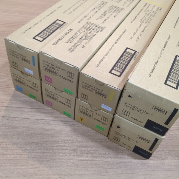 FUJIFILM/富士ゼロックス純正トナーカートリッジ8本セット(CT201360/201361/201362/201363)各色2本