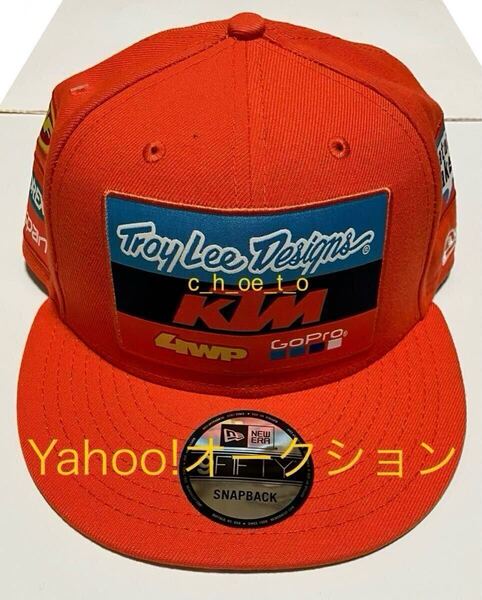 最終価格 偽物に注意 KTM Troy Lee Design コラボ ニューエラ製 キャップ 帽子NEW ERA トロイリーデザイン adidas アディダス