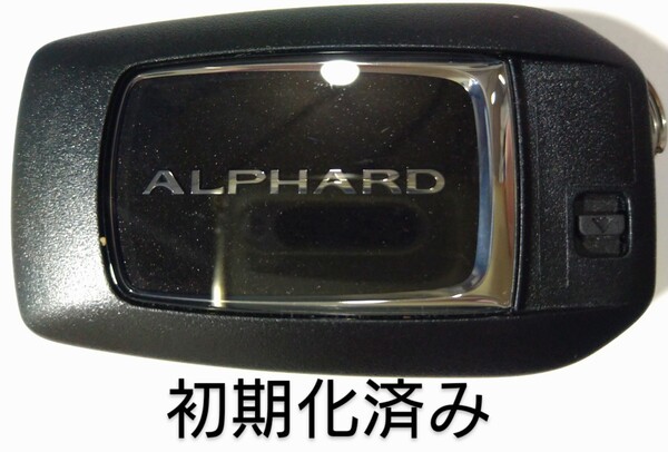 初期化済トヨタ純正スマートキー 6ボタン アルファード基盤番号231451-0120 007−AC0146 14FAE 新品電池サービス②