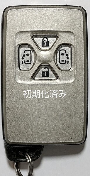 初期化済トヨタ純正スマートキー4ボタンエスティマ ヴェルファイア ヴォクシーアルファード基盤番号271451-6230 新品電池サービス⑱