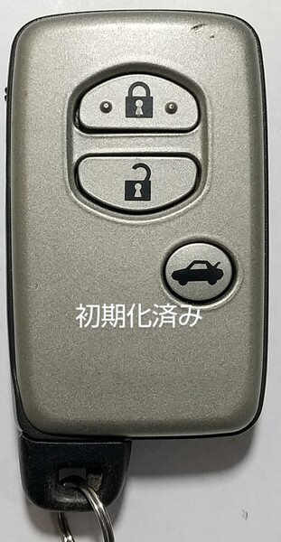 初期化済トヨタ純正 スマートキー3ボタンクラウン200系基盤番号271451-5300 新品電池サービス⑦