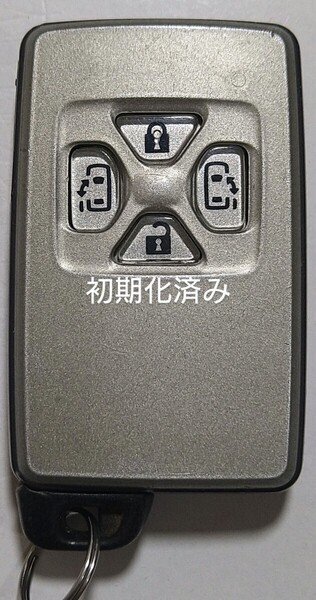 初期化済トヨタ純正スマートキー4ボタンエスティマ ヴェルファイア ヴォクシーアルファード基盤番号271451-0500 新品電池サービス⑪
