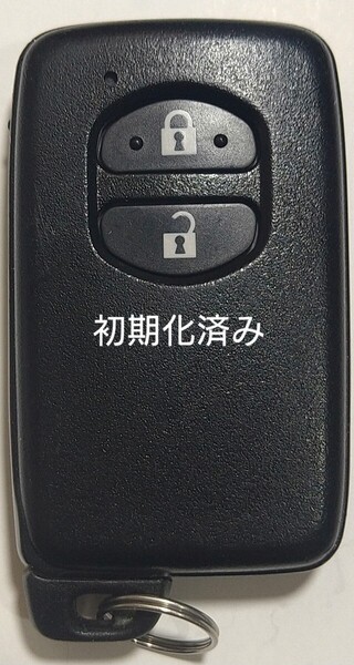 初期化済トヨタ純正 スマートキー 2ボタンプリウスアクアヴィッツウィッシュ基盤番号271451-5300新品電池サービス⑧