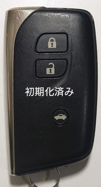 初期化済トヨタ レクサス純正スマートキー3ボタン基盤番号271451−5300新品電池サービス④