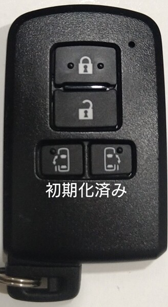 初期化済トヨタ純正 スマートキー4ボタンノア ヴォクシー シエンタエスクァイア基盤番号281451-2150 001-A00733 14FAC-01 新品電池付き21
