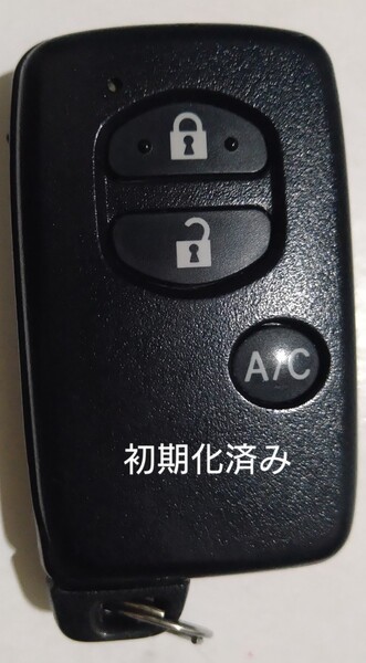 初期化済トヨタ純正スマートキー3ボタン プリウス30ハイブリッド 基盤番号271451−5300 新品電池サービス④