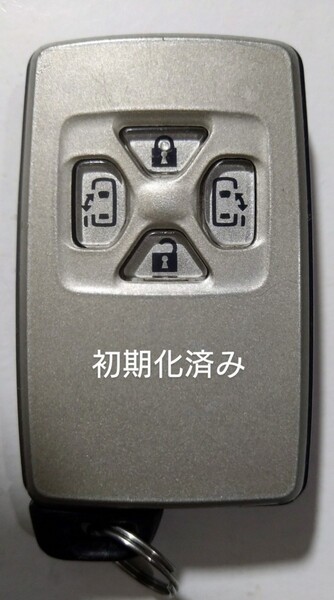 初期化済トヨタ純正スマートキー4ボタンエスティマ ヴェルファイア ヴォクシーアルファード基盤番号271451-0500 新品電池サービス⑧