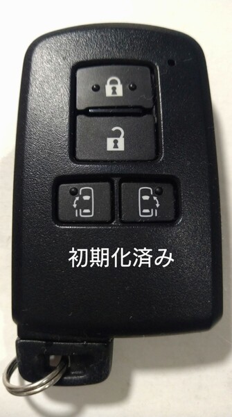 初期化済トヨタ純正 スマートキー4ボタンノア ヴォクシー 基盤番号281451-2150 001-A00733 14FAC-01 新品電池サービス⑧