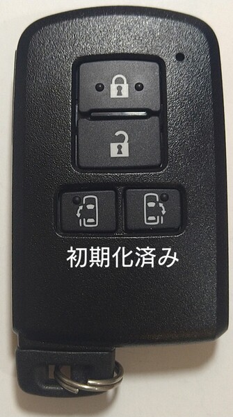 初期化済トヨタ純正 スマートキー4ボタンノア ヴォクシー シエンタ基盤番号281451-2150 001-A00733 14FAC-01 新品電池サービス50