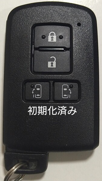 初期化済トヨタ純正 スマートキー4ボタンノア ヴォクシー シエンタ基盤番号281451-2150 001-A00733 14FAC-01 新品電池サービス40