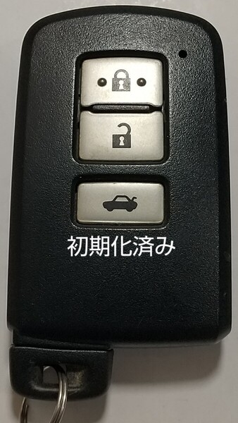 初期化済トヨタ純正スマートキー 3ボタンクラウン210系基盤番号281451-0020 新品電池サービス⑨