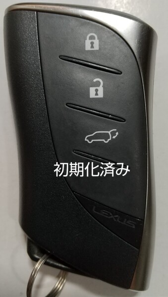初期化済トヨタ レクサス純正スマートキー3ボタン基盤番号231451-3410 007-AH0216 14FAX 新品電池サービス⑤ディーラー登録は不可能