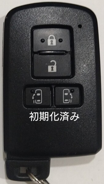 初期化済トヨタ純正 スマートキー4ボタンノア ヴォクシー シエンタエスクァイア基盤番号281451-2150 001-A00733 14FAC-01 新品電池付き25