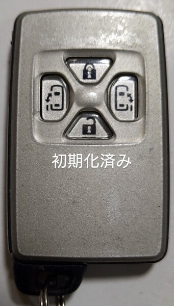 初期化済トヨタ純正スマートキー4ボタンエスティマ ヴェルファイア ヴォクシーアルファード基盤番号271451-0500 新品電池サービス⑦