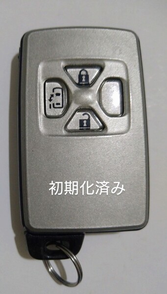 初期化済トヨタ純正スマートキー 3ボタンエスティマ ヴェルファイア ヴォクシーアルファード基盤番号271451-0500新品電池サービス⑨
