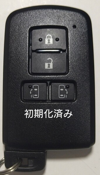 初期化済トヨタ純正 スマートキー4ボタンアルファードノア ヴォクシーヴェルファイア基盤番号231451-0120 新品電池サービス21