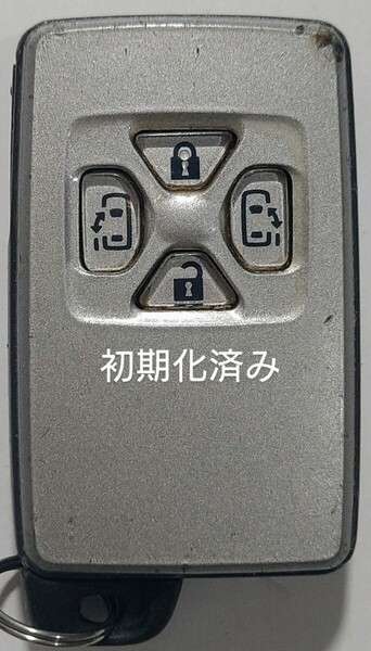 初期化済トヨタ純正スマートキー4ボタンエスティマ ヴェルファイア ヴォクシーアルファード基盤番号271451-6230 新品電池サービス⑮