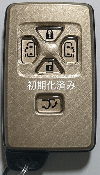 初期化済トヨタ純正スマートキー5ボタンアルファード 基盤番号271451−6221新品電池サービス③