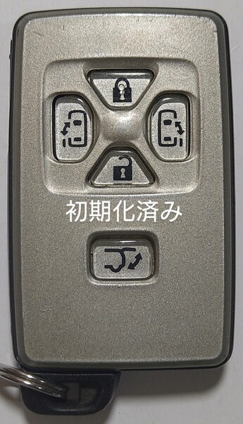 初期化済トヨタ純正スマートキー5ボタンエスティマ50 アルファード ヴェルファイア 基盤番号271451−6221新品電池サービス⑩