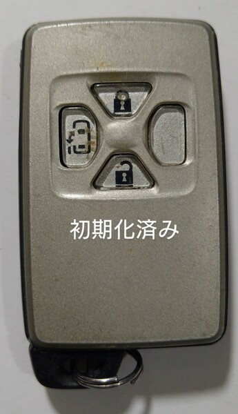 初期化済 トヨタ純正スマートキー3ボタンエスティマ ヴェルファイア ヴォクシーアルファード基盤番号271451-6230 新品電池サービス⑥