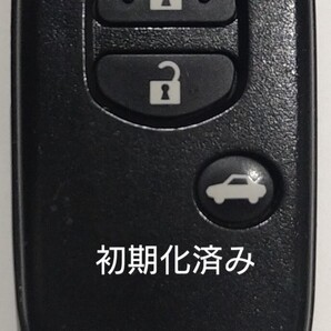 初期化済トヨタ純正スマートキー3ボタン 86 マークX SAI等 基盤番号271451−5300新品電池サービス5