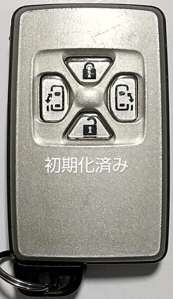 初期化済トヨタ純正スマートキー4ボタンエスティマ ヴェルファイア ヴォクシーアルファード基盤番号271451-0500 新品電池サービス⑰