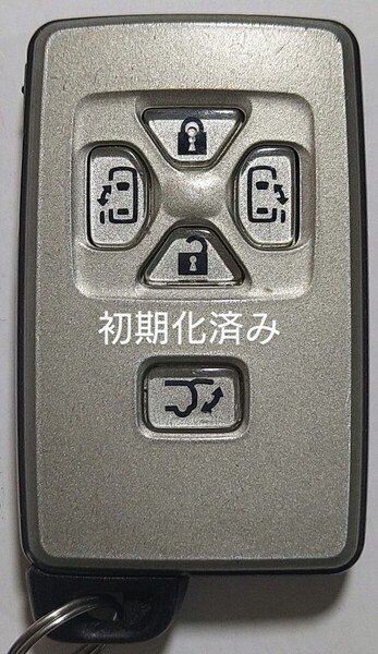 初期化済トヨタ純正スマートキー5ボタンエスティマ50 アルファード ヴェルファイア 基盤番号271451−6221新品電池サービス⑯