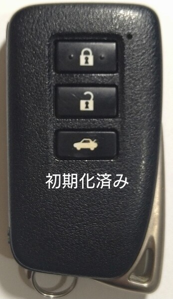 初期化済トヨタ レクサス純正スマートキー3ボタン基盤番号281451-2020 001-A00237 14FAB-01新品電池サービス⑮