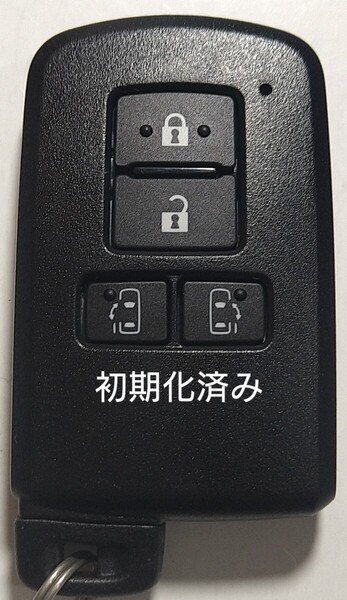初期化済トヨタ純正 スマートキー4ボタンアルファードノア ヴォクシーヴェルファイア基盤番号231451-0120 新品電池サービス⑤