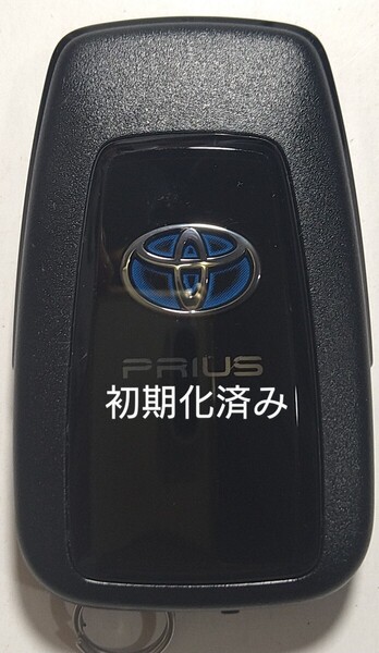 初期化済トヨタ純正 スマートキー2ボタン50系プリウス 基盤番号231451-0351 007-AD0027 14FAF 新品電池サービス⑰