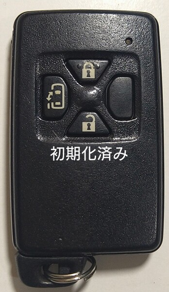 初期化済トヨタ純正スマートキー 3ボタンノアヴォクシーアルファードヴェルファイア基盤番号271451-6230 新品電池サービス25