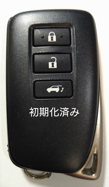 初期化済トヨタ レクサス純正スマートキー3ボタン基盤番号231451-3950 007-AH0228 14FAZ 新品電池サービス②