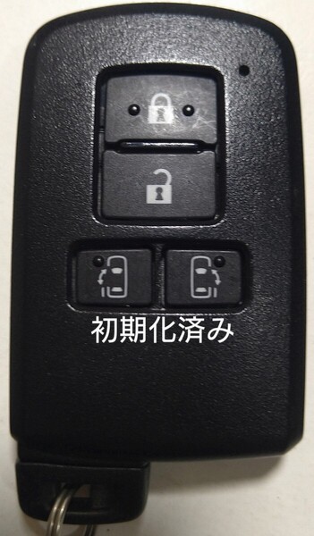 初期化済トヨタ純正 スマートキー4ボタンノア ヴォクシー 基盤番号281451-2150 001-A00733 14FAC-01 新品電池サービス27